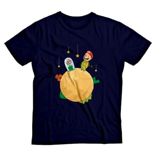 Nome do produto Pequeno Mario <br>[T-Shirt Plus Size]</br>