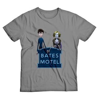 Nome do produto Bates Motel <br>[T-Shirt Plus Size]</br>
