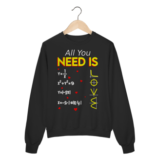 Nome do produto ALL YOU NEED IS LOVE [4] [MOLETOM UNISSEX]