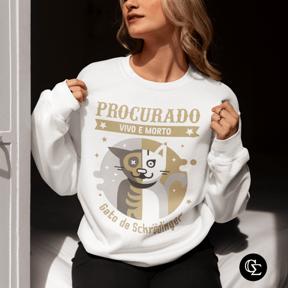 GATO DE SCHRÖDINGER 2 [MOLETOM UNISSEX]