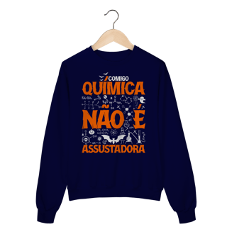 Nome do produtoQUÍMICA NÃO É ASSUSTADORA [1] [MOLETOM UNISSEX]