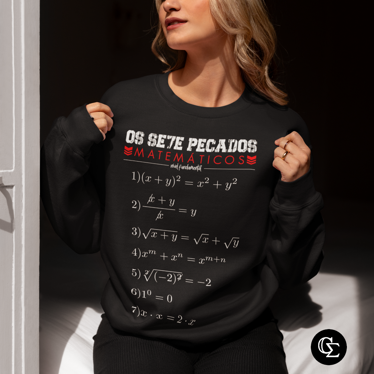 Nome do produto: OS 7 PECADOS MATEMÁTICOS [ENS. FUNDAMENTAL] [MOLETOM UNISSEX]