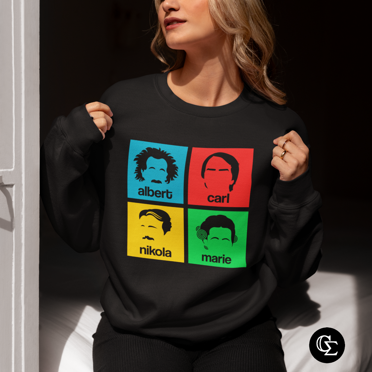 Nome do produto: CIENTISTAS FAMOSOS [MOLETOM UNISSEX]