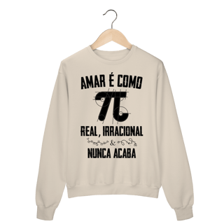 Nome do produtoAMAR É COMO PI [3] [MOLETOM UNISSEX]