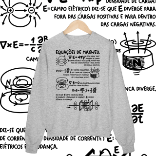 Nome do produtoEQUAÇÕES DE MAXWELL [1] [MOLETOM UNISSEX]