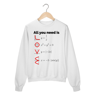 Nome do produto ALL YOU NEED IS LOVE [1] [MOLETOM UNISSEX]