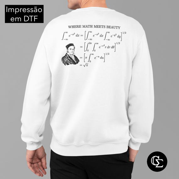 INTEGRAL GAUSSIANA - COSTAS [MOLETOM UNISSEX]