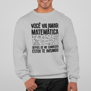 VOCÊ VAI AMAR MATEMÁTICA [2] [MOLETOM UNISSEX]