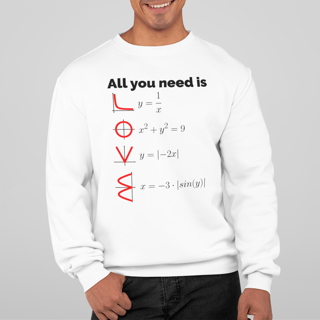 ALL YOU NEED IS LOVE [1] [MOLETOM UNISSEX]