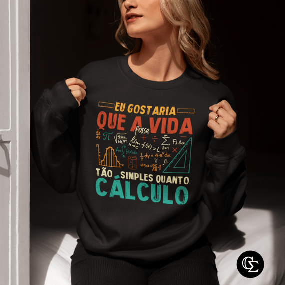 SIMPLES COMO CÁLCULO [6.3 PORTUGUÊS] [MOLETOM UNISSEX]