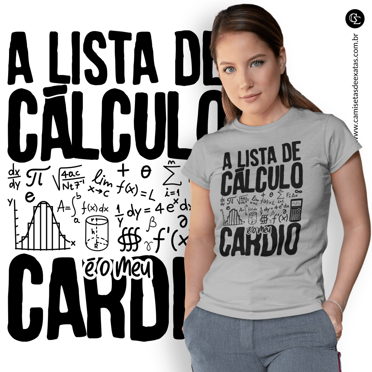 Nome do produto: A LISTA DE CÁLCULO É O MEU CARDIO [2] [BABY LONG]