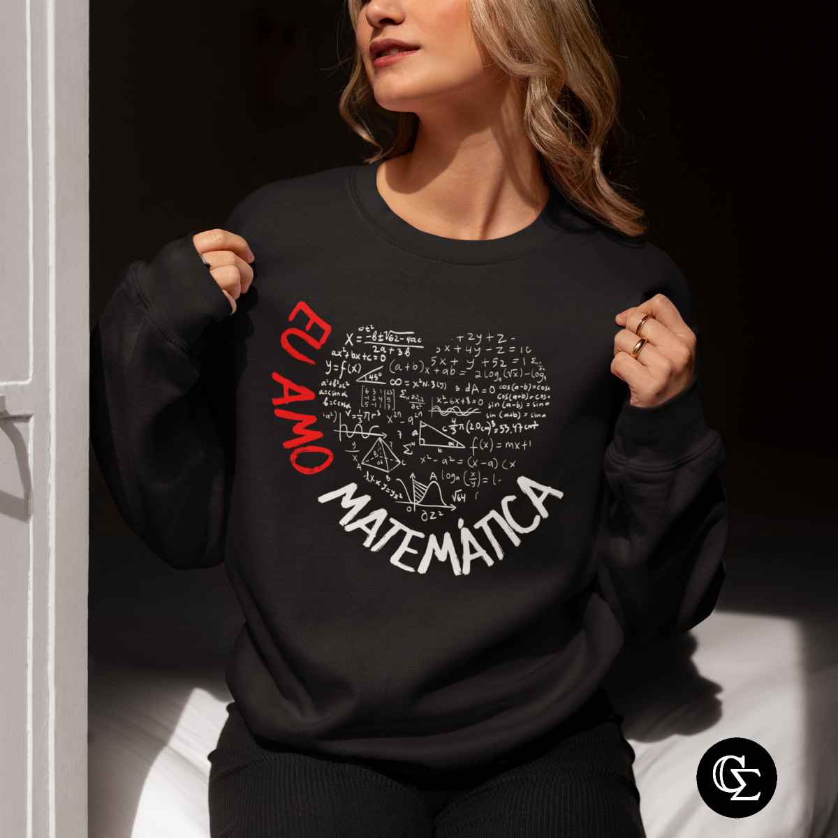 Nome do produto: EU AMO MATEMÁTICA [1] [MOLETOM UNISSEX]
