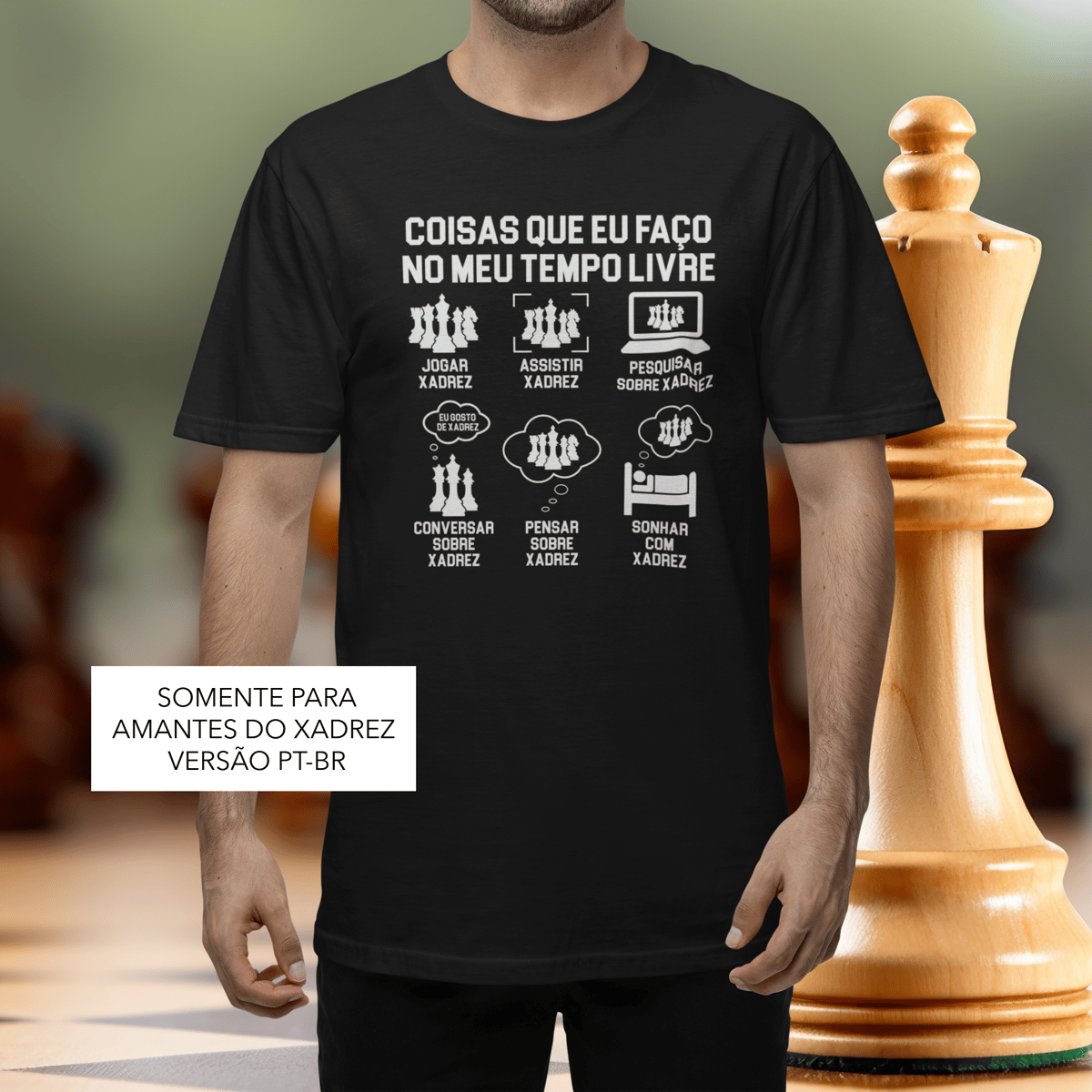 Nome do produto: COISAS QUE EU FAÇO NO MEU TEMPO LIVRE [UNISSEX]