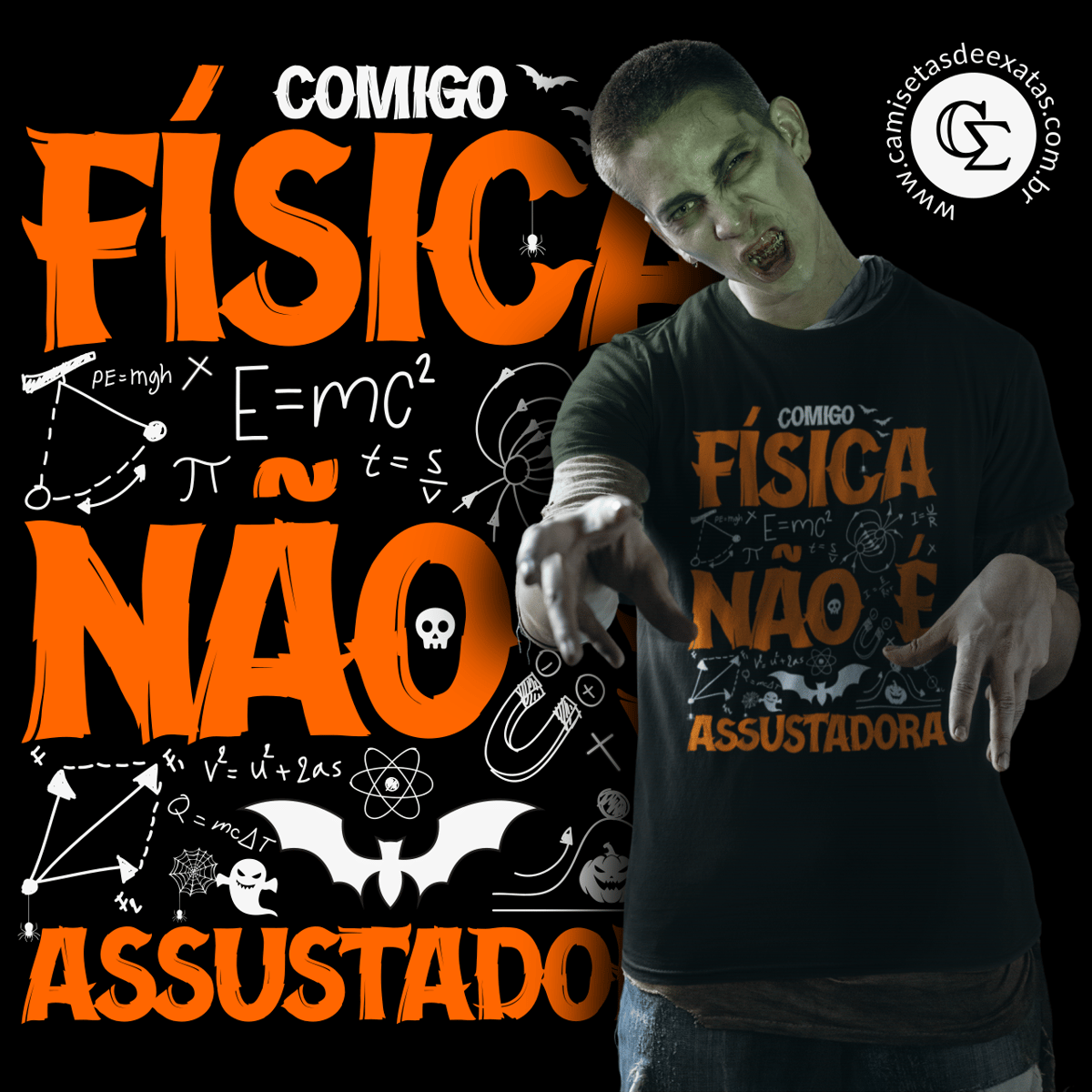 Nome do produto: FÍSICA NÃO É ASSUSTADORA [1] [UNISSEX]