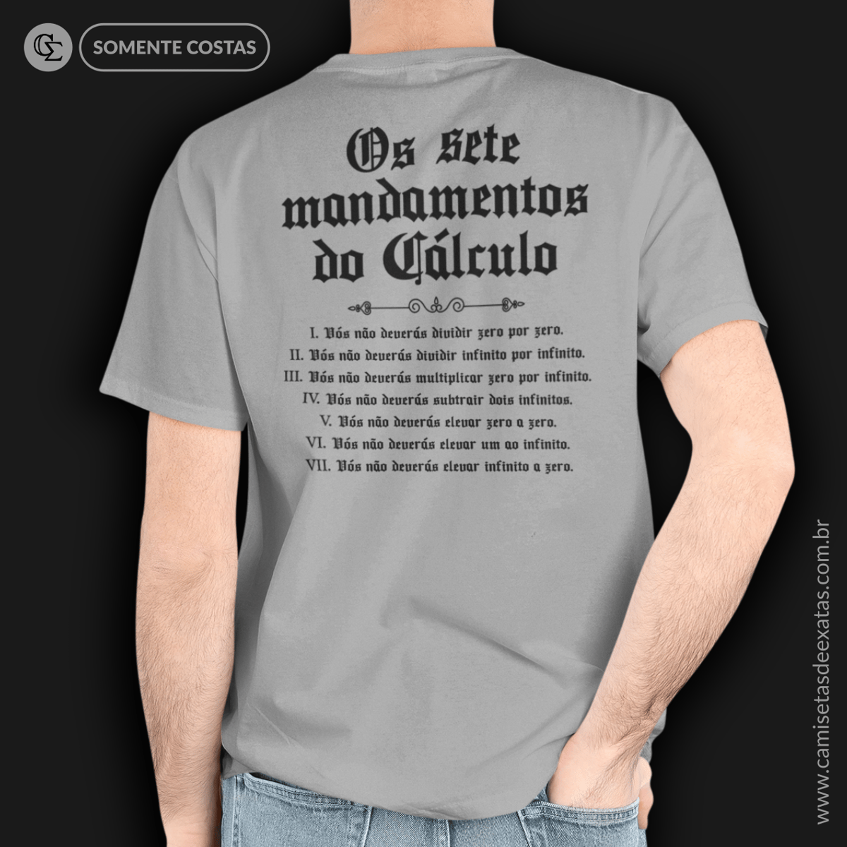 Nome do produto: OS SETE MANDAMENTOS DO CÁLCULO [2] [COSTAS]