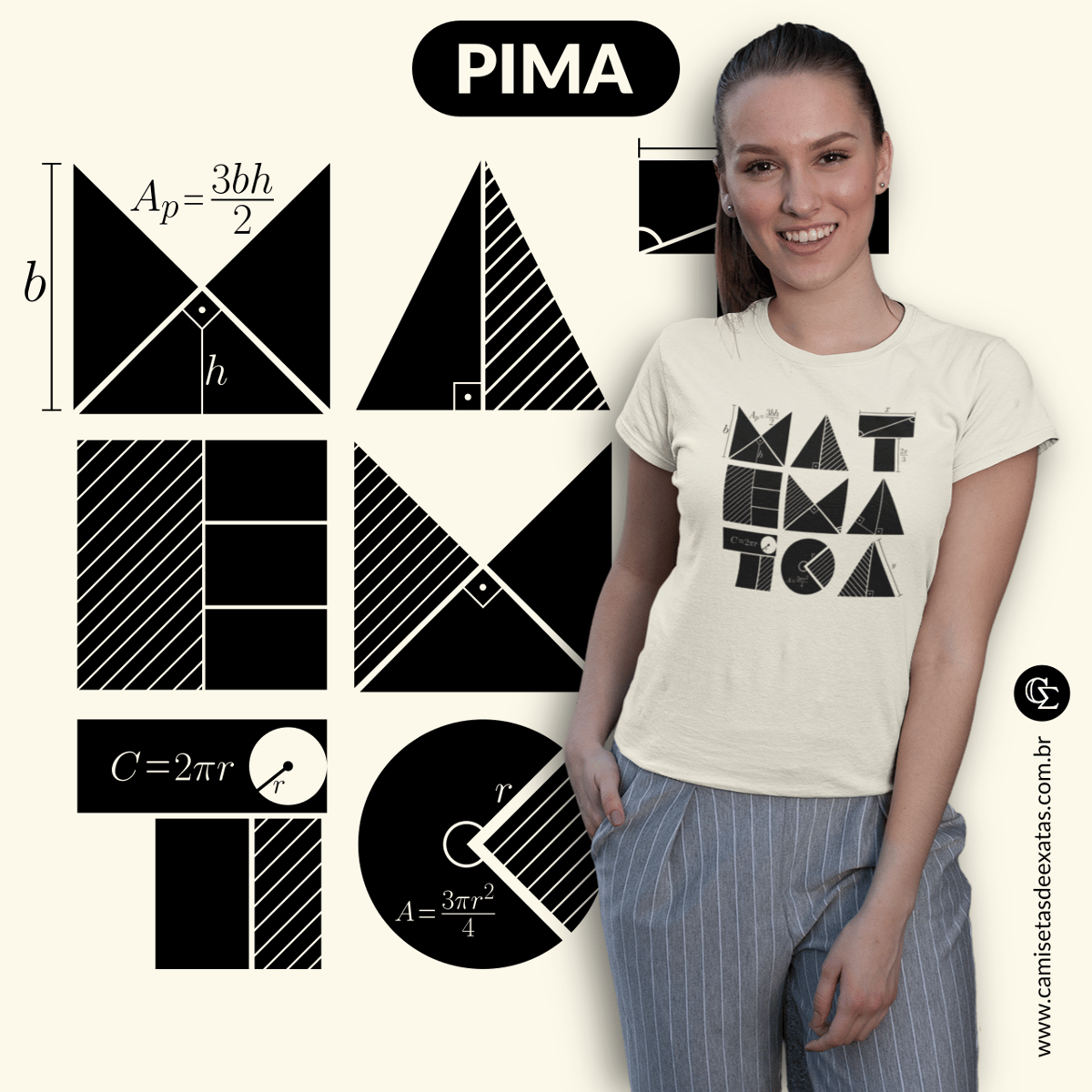 Nome do produto: MATEMÁTICA NA ÁREA 1 - PIMA [BABY LONG]