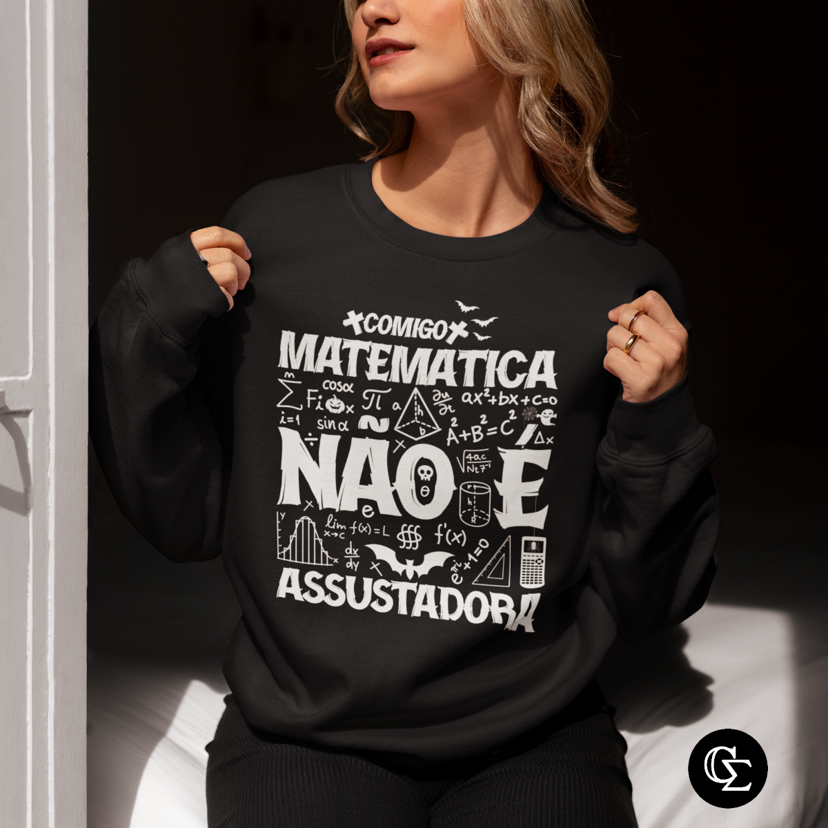 Nome do produto: MATEMÁTICA NÃO É ASSUSTADORA [2] [MOLETOM UNISSEX]