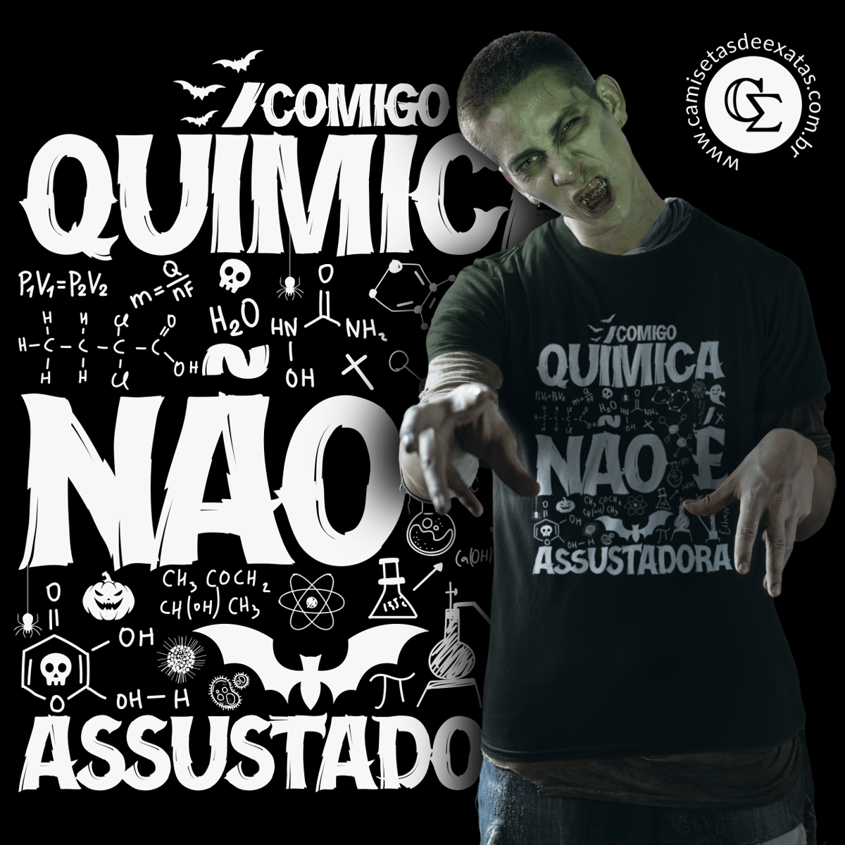 Nome do produto: QUÍMICA NÃO É ASSUSTADORA [2] [UNISSEX]