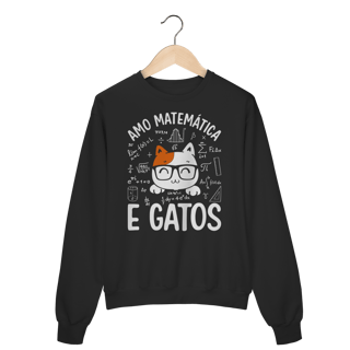 Nome do produtoAMO MATEMÁTICA E GATOS [2] [MOLETOM UNISSEX]