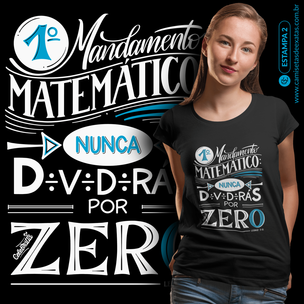 Nome do produto: 1º MANDAMENTO MATEMÁTICO [2 AZUL]