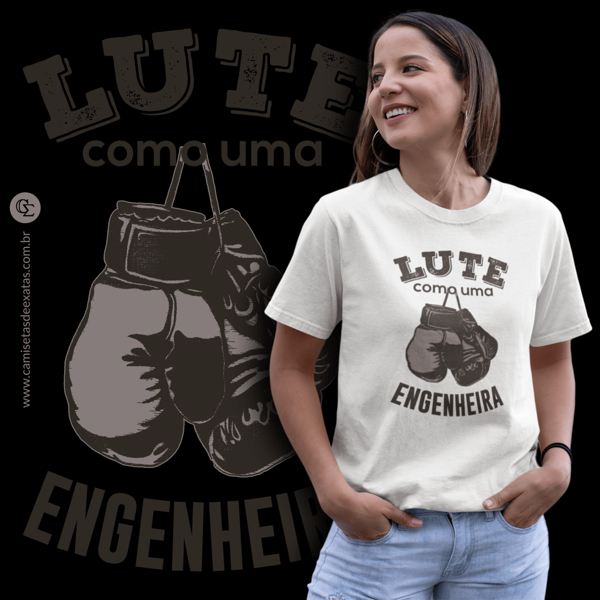 Nome do produto: LUTE COMO UMA ENGENHEIRA [UNISSEX]
