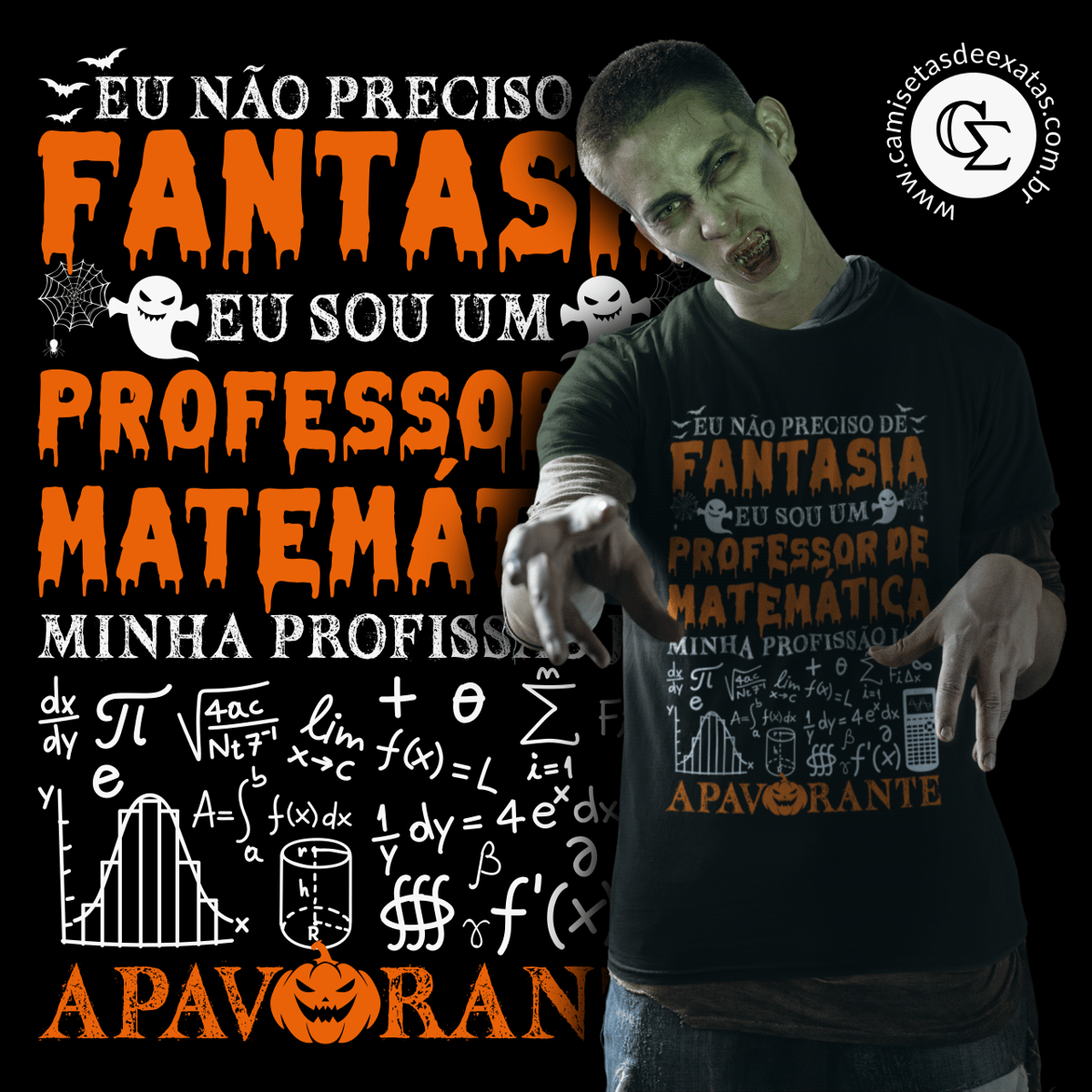 Nome do produto: EU NÃO PRECISO DE FANTASIA [PROFESSOR UNISSEX]