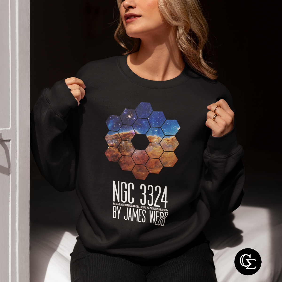 Nome do produto: NEBULOSA CARINA - JAMES WEBB [MOLETOM UNISSEX]