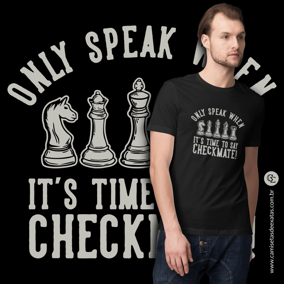 Nome do produto: TIME TO SAY CHECKMATE