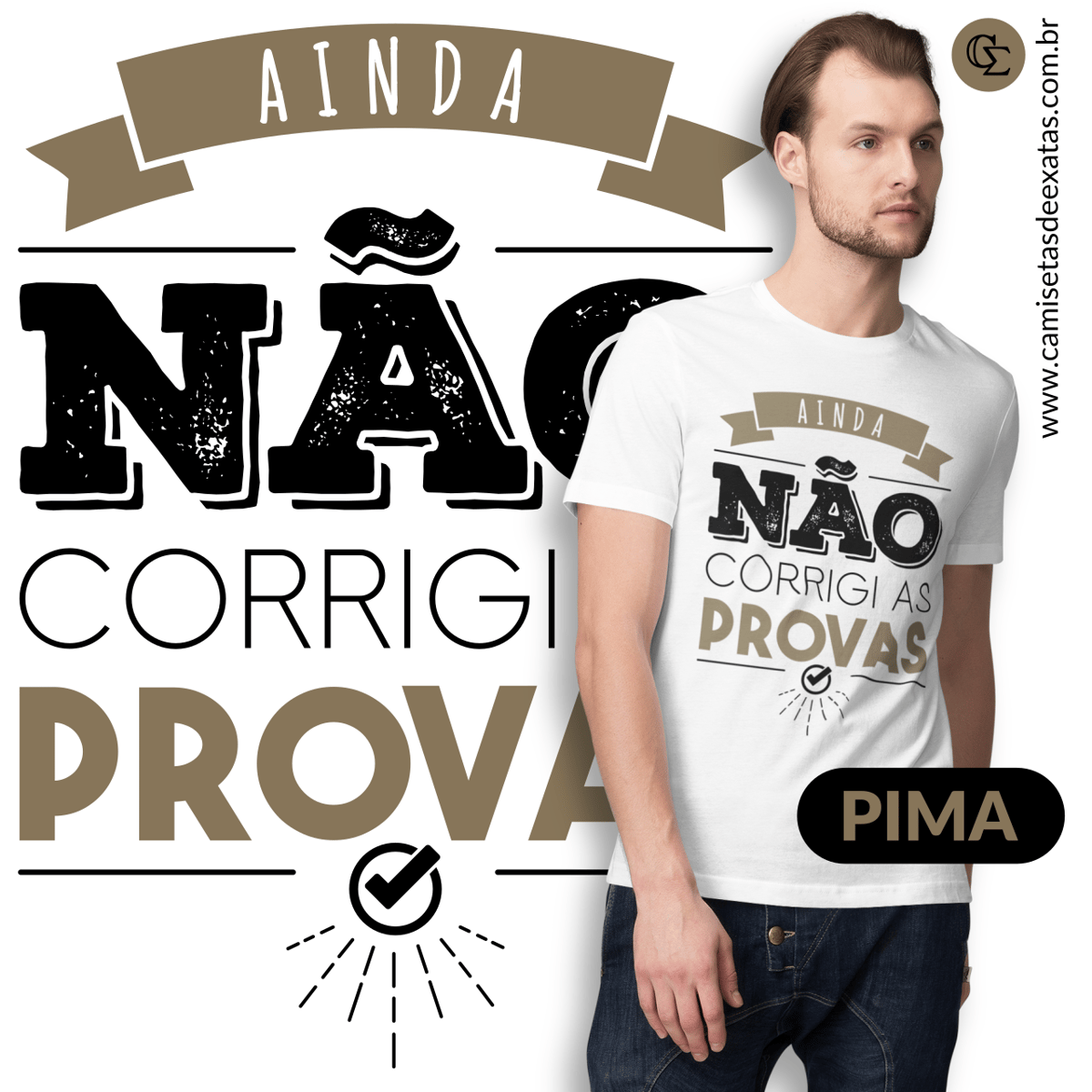 Nome do produto: AINDA NÃO CORRIGI AS PROVAS 2 - PIMA [UNISSEX]