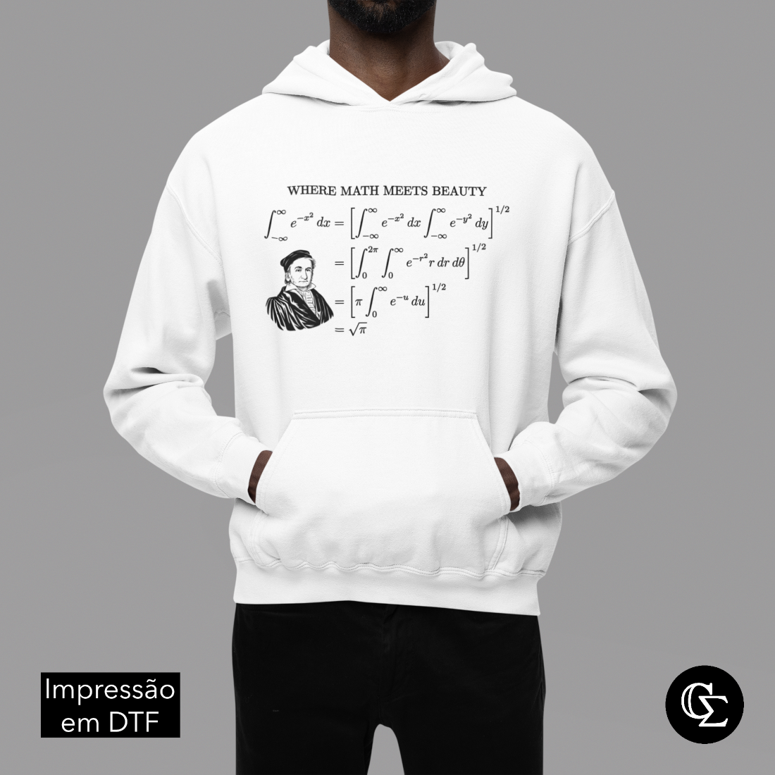 Nome do produto: INTEGRAL GAUSSIANA [MOLETOM CANGURU]