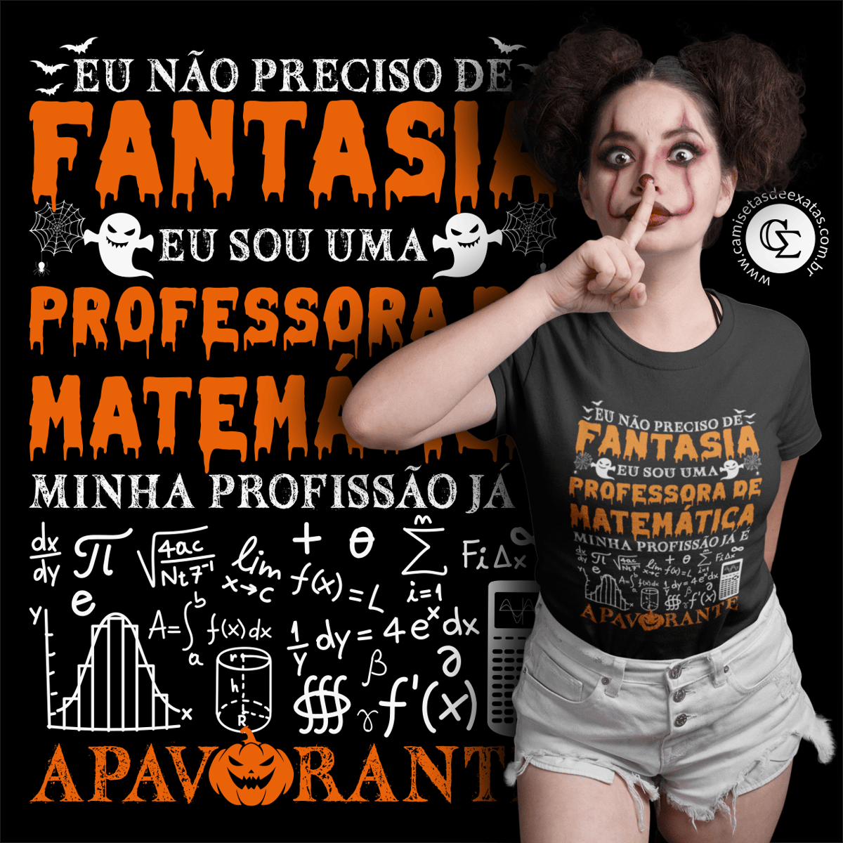 Nome do produto: EU NÃO PRECISO DE FANTASIA [PROFESSORA BABY LOOK]