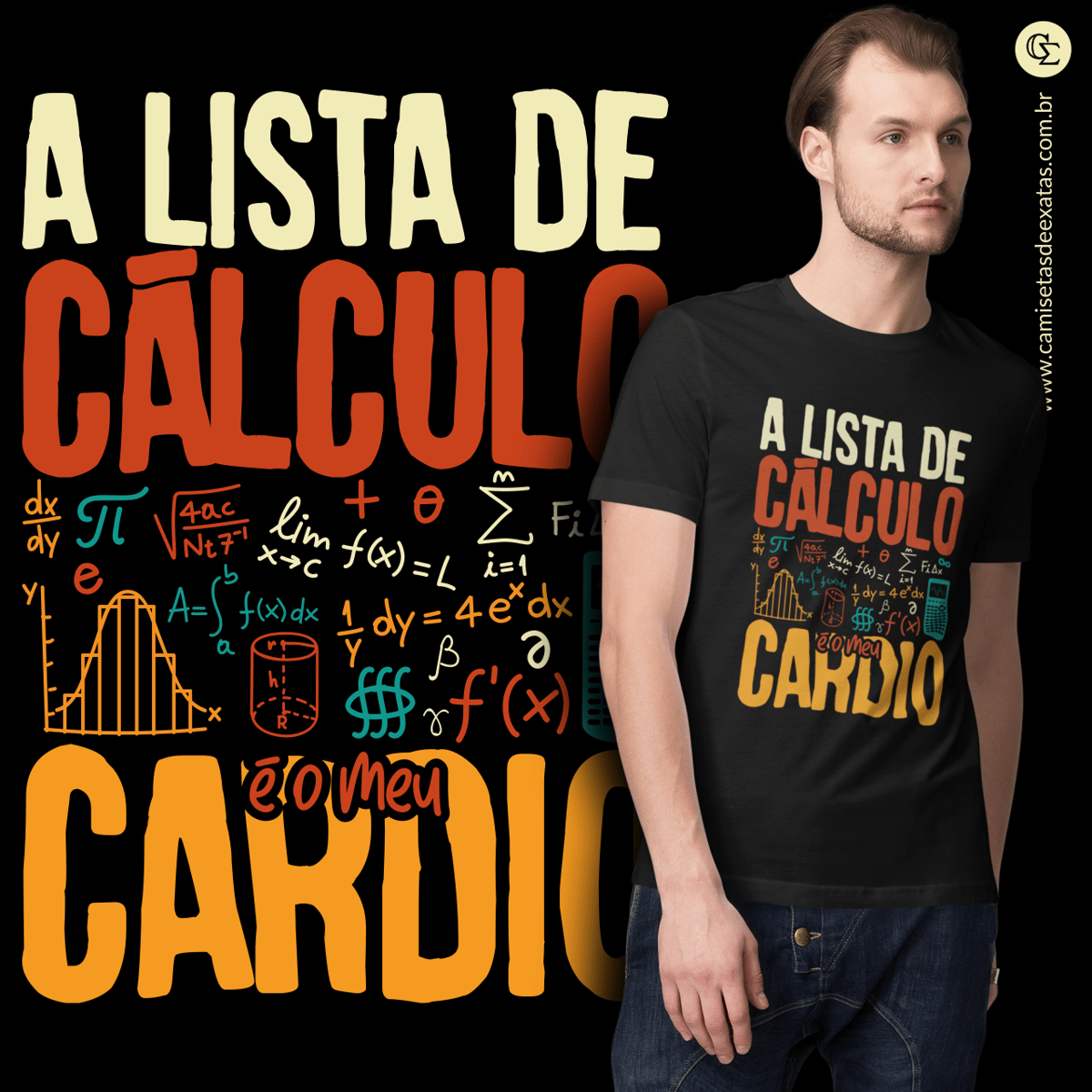 Nome do produto: A LISTA DE CÁLCULO É O MEU CARDIO [1] [UNISSEX]