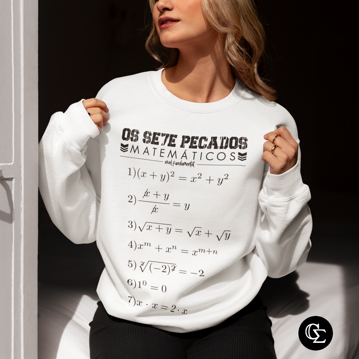Nome do produto: OS 7 PECADOS MATEMÁTICOS 3 [ENS. FUNDAMENTAL] [MOLETOM UNISSEX]