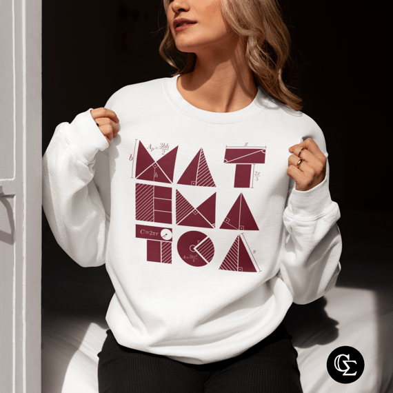 MATEMÁTICA NA ÁREA 6 [MOLETOM UNISSEX]