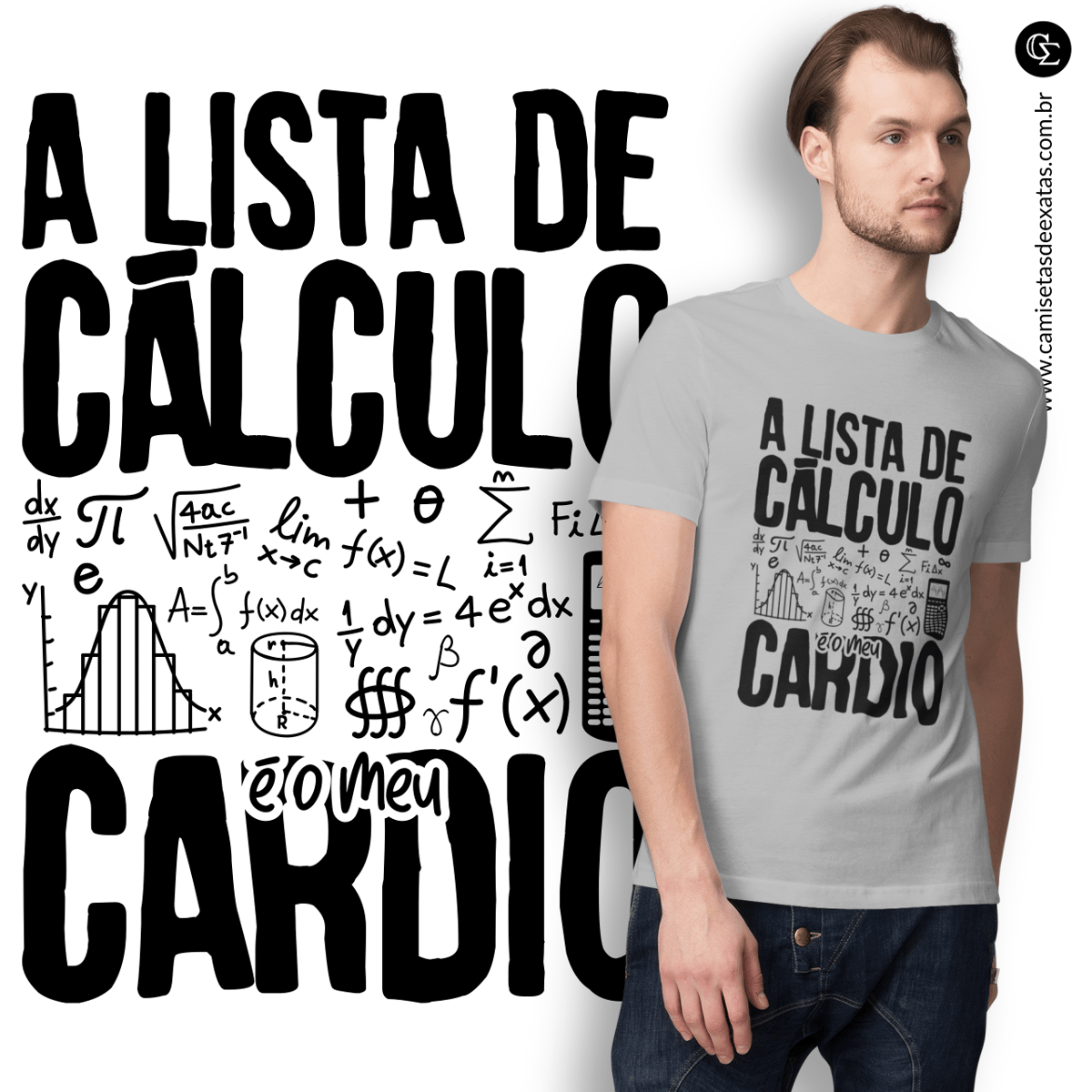 Nome do produto: A LISTA DE CÁLCULO É O MEU CARDIO [2] [UNISSEX]