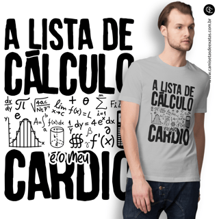 A LISTA DE CÁLCULO É O MEU CARDIO [2] [UNISSEX]