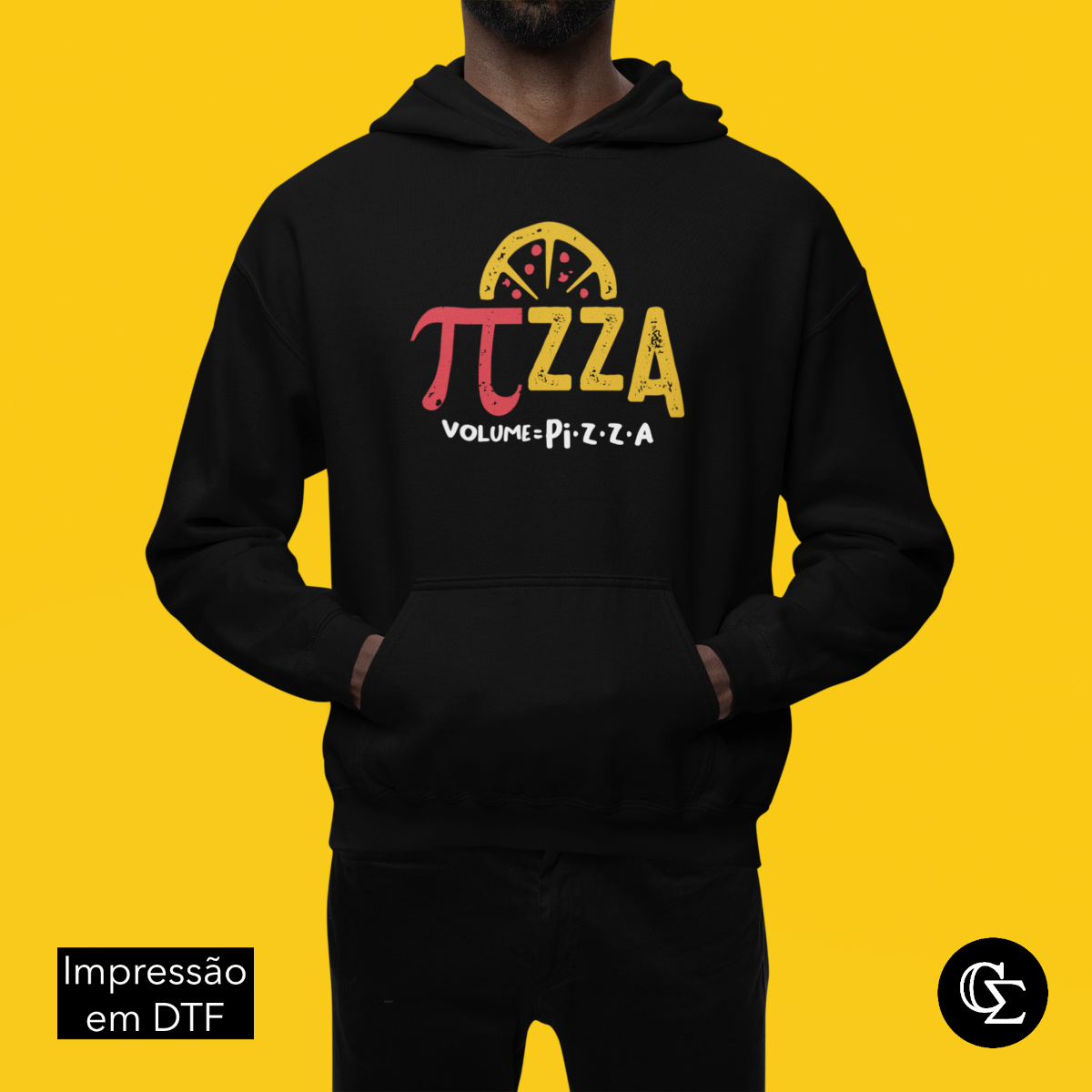 Nome do produto: VOLUME DA PIZZA [MOLETOM CANGURU]