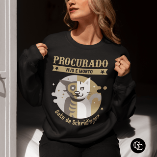 Nome do produto GATO DE SCHRÖDINGER 1 [MOLETOM UNISSEX]