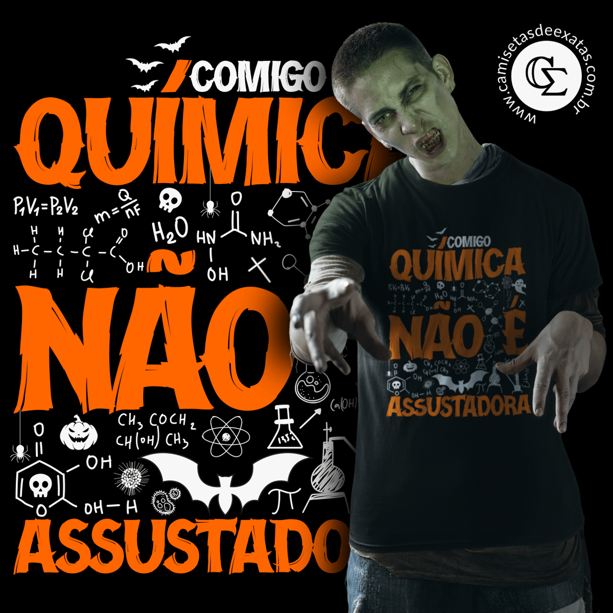 Nome do produto: QUÍMICA NÃO É ASSUSTADORA [1] [UNISSEX]