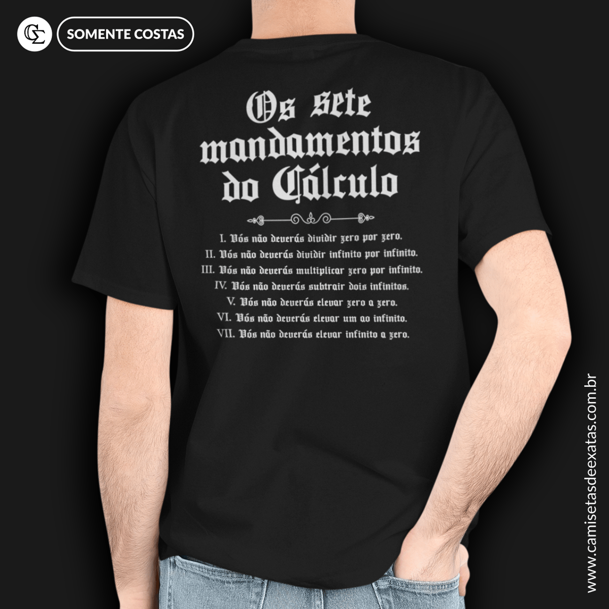 Nome do produto: OS SETE MANDAMENTOS DO CÁLCULO [1] [COSTAS]