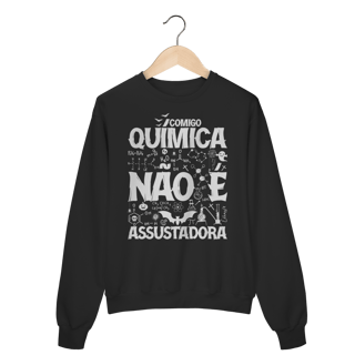 Nome do produtoQUÍMICA NÃO É ASSUSTADORA [1] [MOLETOM UNISSEX]