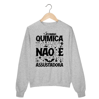 Nome do produtoQUÍMICA NÃO É ASSUSTADORA [3] [MOLETOM UNISSEX]