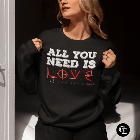 ALL YOU NEED IS LOVE [3] [MOLETOM UNISSEX]