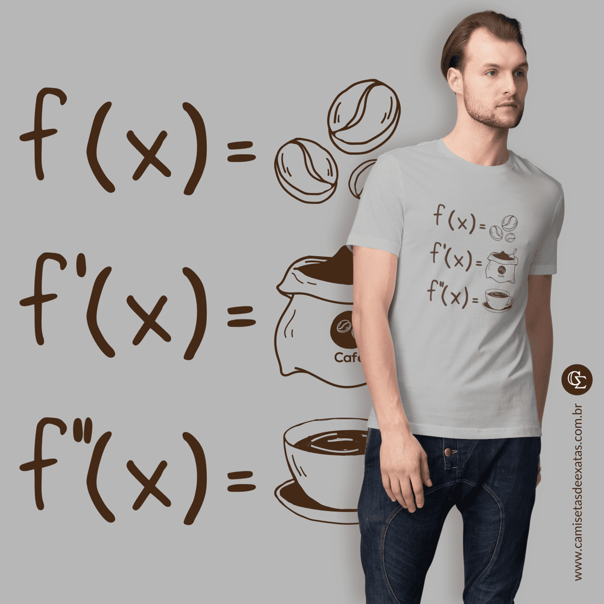 Nome do produto: DERIVADA CAFÉ [UNISSEX]