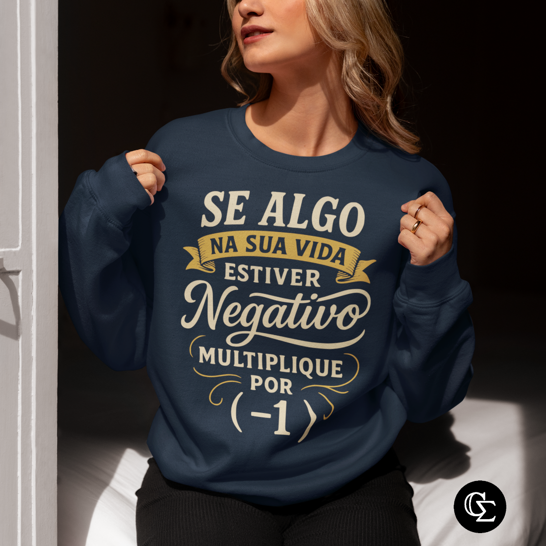 Nome do produto: MULTIPLIQUE POR (-1) [MOLETOM UNISSEX]