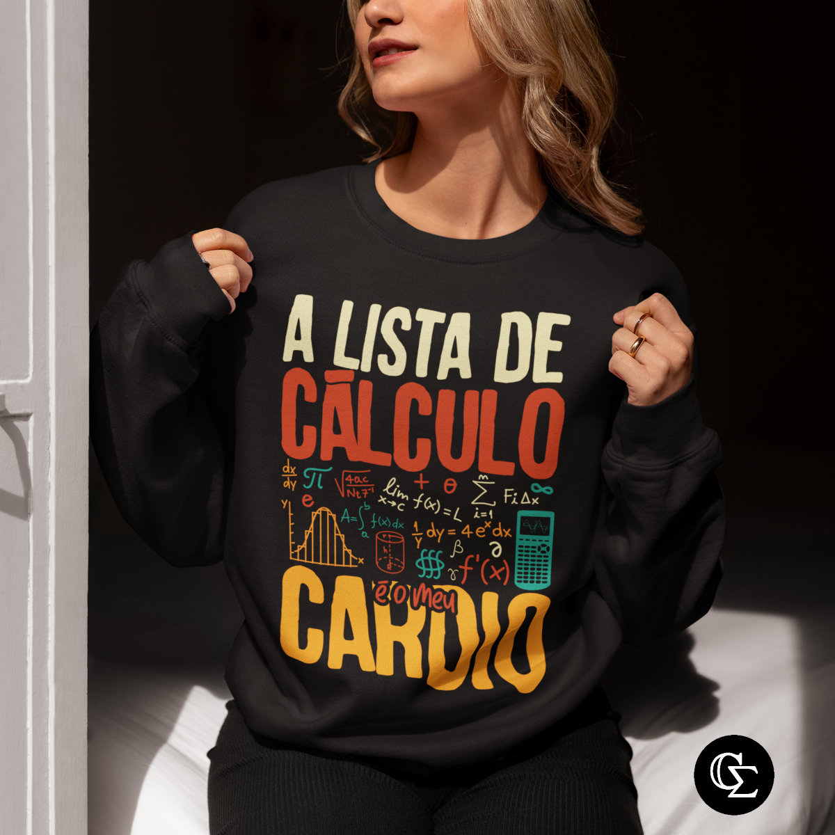 Nome do produto: A LISTA DE CÁLCULO É O MEU CARDIO [1] [MOLETOM UNISSEX]