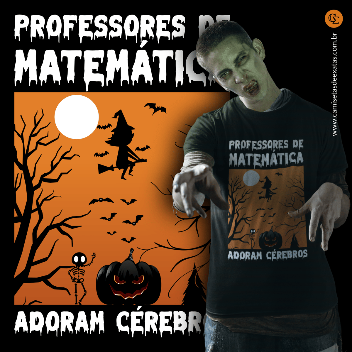 Nome do produto: PROFESSORES DE MATEMÁTICA ADORAM CÉREBROS