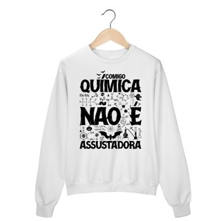 Nome do produtoQUÍMICA NÃO É ASSUSTADORA [3] [MOLETOM UNISSEX]
