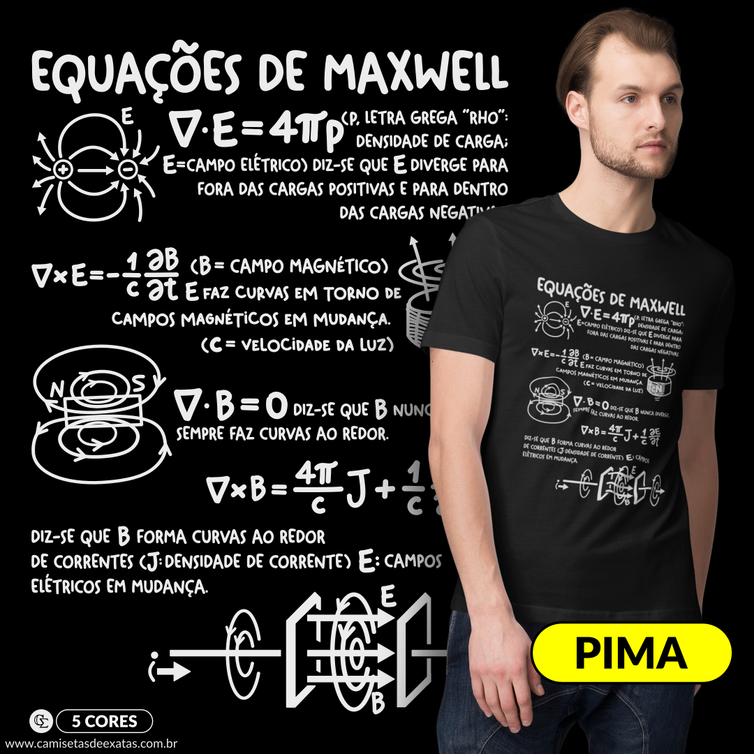 Nome do produto: EQUAÇÕES DE MAXWELL 2 - PIMA [UNISSEX]