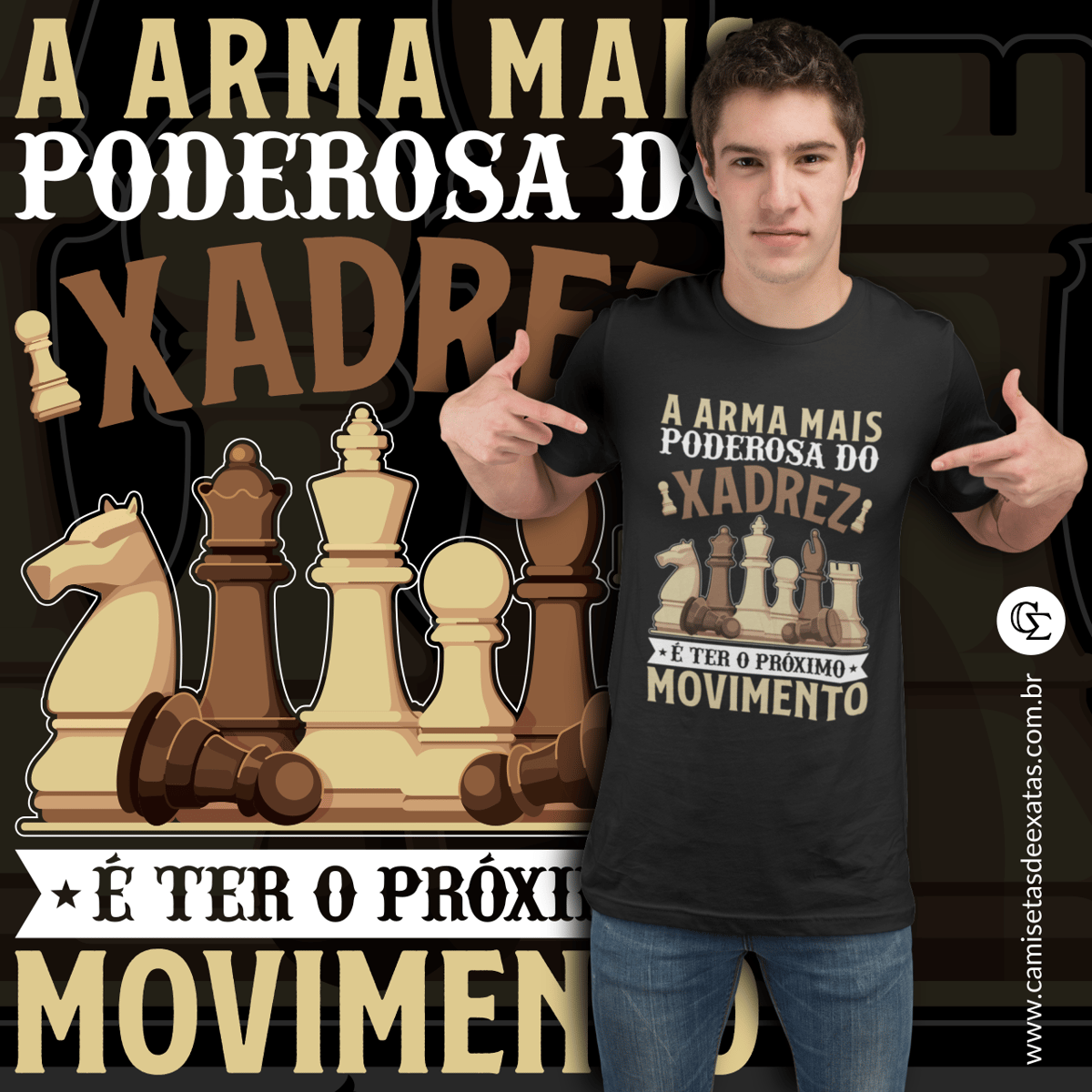Nome do produto: A ARMA MAIS PODEROSA DO XADREZ [UNISSEX]